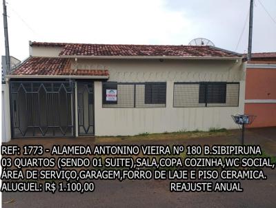 Casa para Locação, em Araguari, bairro SIBIPIRUNA