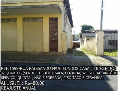 Casa para Locação, em Araguari, bairro CENTRO, 2 dormitórios, 2 banheiros, 1 suíte