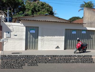 Casa para Locação, em Araguari, bairro GOIÁS